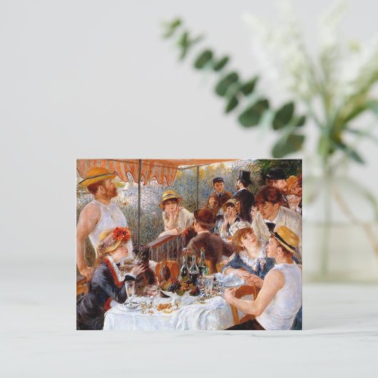 ボートパーティーの昼食会 ポストカード (スタンド正面)