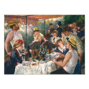 ボートパーティーの昼食会  ルノアール   フォトプリント           