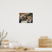 ボートパーティーの昼食会 |ルノアール | ポスター (キッチン)