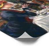 ボートパーティーの昼食会 |ルノアール | ポスター (角)