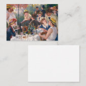 ボートパーティーの昼食会, 1880年ルノアール ノートカード (正面/裏面)