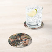 ボートパーティーの昼食会 – Augusteルノアール ラウンドペーパーコースター (インサイチュ)