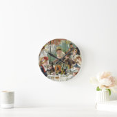 ボートパーティーヴィンテージルノアール ラウンド壁時計 (ホーム)