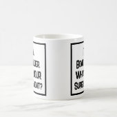 ボートビルダーすごいの才能。コーヒーマグ コーヒーマグカップ (中央)