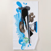 ボートビーチタオル ビーチタオル (正面)