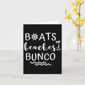 ボートビーチブンコクルーズトラベルガールズゲームトリップ カード (黄色い花)