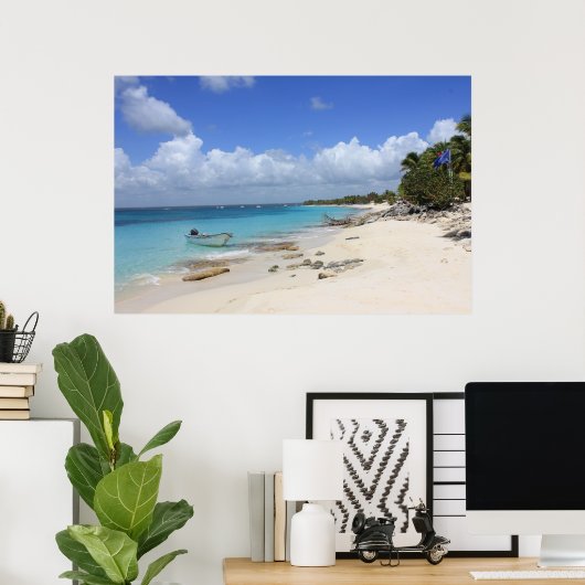 ボートビーチ ポスター (ホームオフィス)