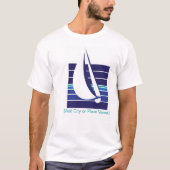 ボートブルースSquare_Namedrop Tシャツ (正面)