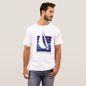 ボートブルースSquare_Namedrop Tシャツ (正面フル)