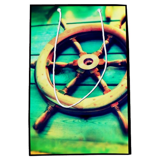 ボートヘルム抱き枕 ミディアムペーパーバッグ (正面)