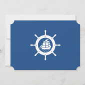 ボートホイ航海のル誕生日パーティーへの招待 招待状 (裏面)