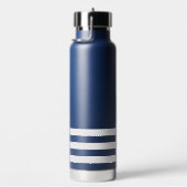 ボートホイ航海のールネーヴブルーパーソナライズされたズ ウォーターボトル (右面)
