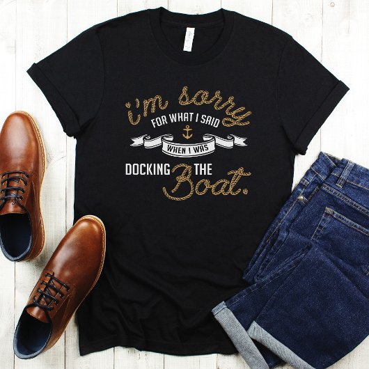 ボートボおもしろいート航海の魚釣りギフトパパシャツ Tシャツ