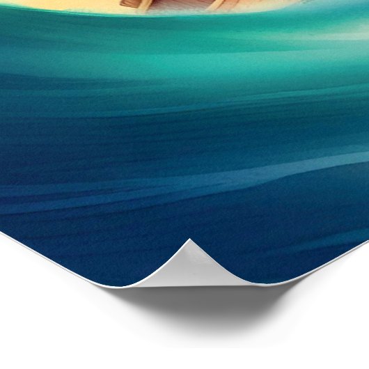 ボートマリトメ美しいポスター ポスター (角)