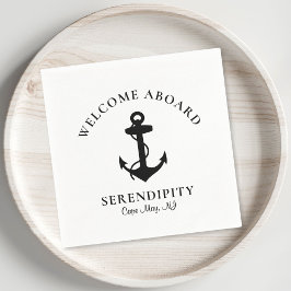 ボートモダンいかり スタンダードカクテルナプキン