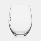 ボートユーモアのいかりおもしろいを言ってごめんなさい ステムなしワイングラス (左)