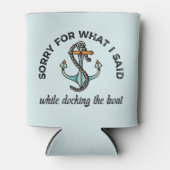 ボートユーモアのいかりおもしろいを言ってごめんなさい 缶クーラー (正面)