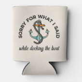 ボートユーモアのいかりおもしろいを言ってごめんなさい 缶クーラー (正面)