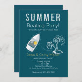 ボートライド招待状カスタマイズ 招待状 (正面/裏面)