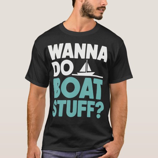 ボートライフを楽しもう 面白いボート 湖 Tシャツ (正面)
