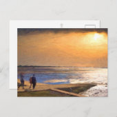 ボートランプ葉書 – オリジナルアート ポストカード (正面/裏面)