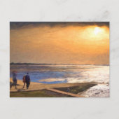 ボートランプ葉書 – オリジナルアート ポストカード (正面)