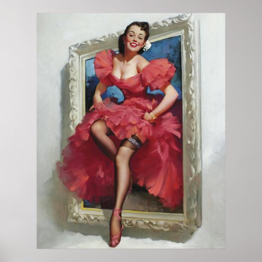 ボートル女子ステップアウトのピン留め ポスター (正面)