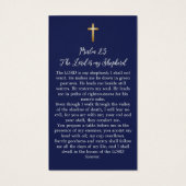 ボートレイククロス追悼式祈りの言葉カード (裏面)