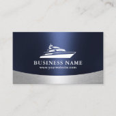 ボートレンタル販売メンテモダンナリーブルー 名刺 (正面)