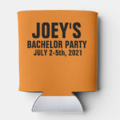 ボートン兄弟のパーソナライズドバチェラー 缶クーラー (裏面)