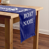 ボートヴィンテージ航海のいかりロープ ショートテーブルランナー (インサイチュ)