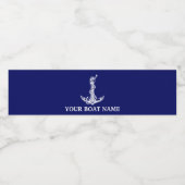 ボートヴィンテージ航海のいかりロープ ペットボトルラベル (シングルラベル)