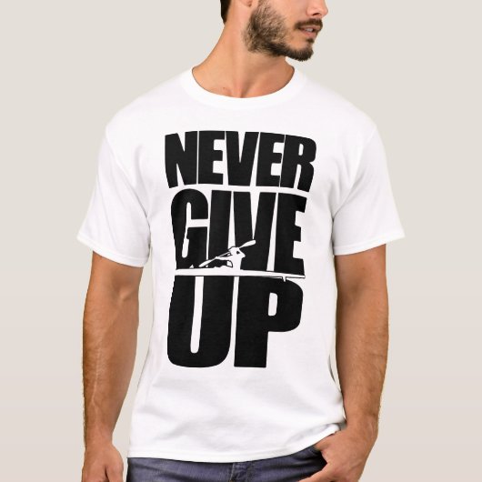 ボート与えを漕ぎ続ける Tシャツ (正面)