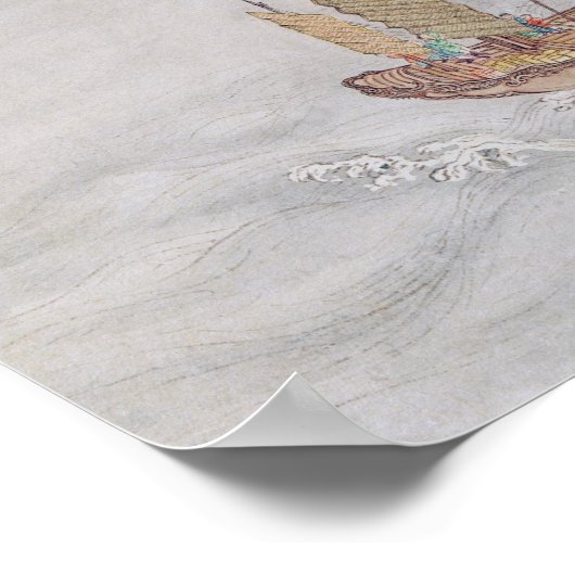 ボート中国の ポスター (角)