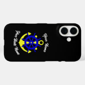 ボート乗務員いかり パーソナライズされた Case-Mate iPhoneケース (裏面 (横))