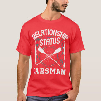 ボート人間関係ステータスoarsman rower sports fa tシャツ