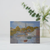 ボート付きエクセターキー葉書 ポストカード (スタンド正面)