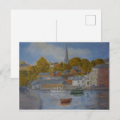 ボート付きエクセターキー葉書 ポストカード (正面/裏面)