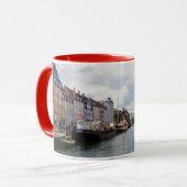ボート付き運河 |コペンハーゲン マグカップ (正面左)