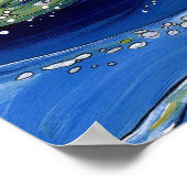 ボート付き鯨 ポスター (角)