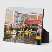 ボート係留 |メイン，ポートランド フォトプラーク (側面)