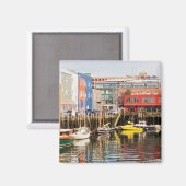 ボート係留 |メイン,ポートランド マグネット (正面/裏面)