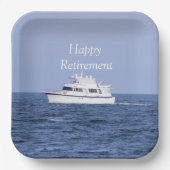 ボート写真の廃棄 ペーパープレート (正面)