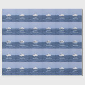 ボート写真の廃棄 ラッピングペーパー (フラット)