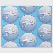 ボート及びいかり航海のマリン ラッピングペーパー (フラット)