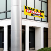 ボート及びRVストレージ利用可能ロット宇宙屋外 横断幕 (ビルの外側)