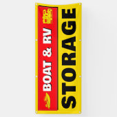 ボート及びRV貯蔵ロット宇宙利用可能な屋外 横断幕 (縦)