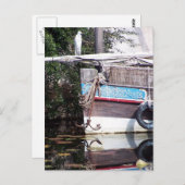 ボート反射 ポストカード (正面/裏面)