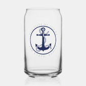 ボート名といかりID619 ガラス缶 (正面)