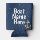 ボート名と水滴クーラーボックス 缶クーラー (正面)